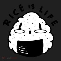 Rice Is Life Cute Sushi Golf Towel thumb 3