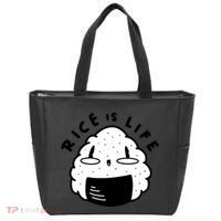 Rice Is Life Cute Sushi Tote Bag thumb 0