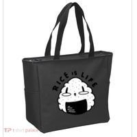 Rice Is Life Cute Sushi Tote Bag thumb 2