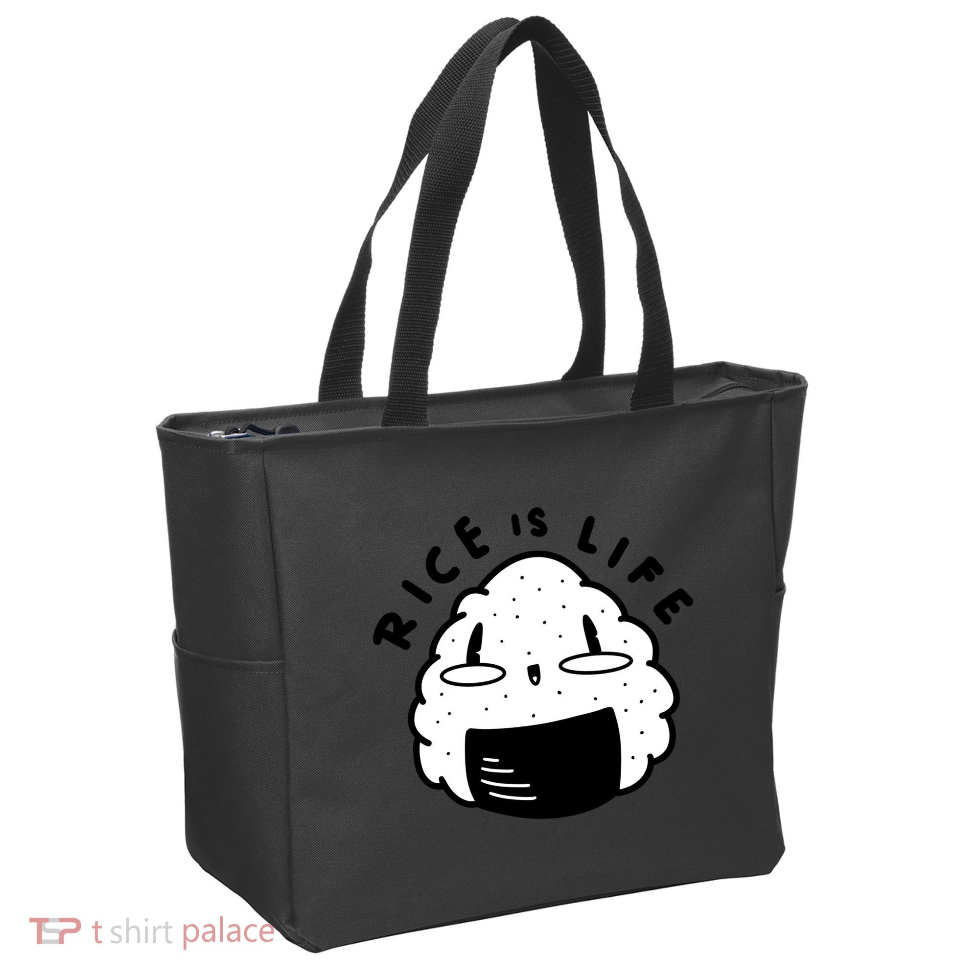 Rice Is Life Cute Sushi Tote Bag