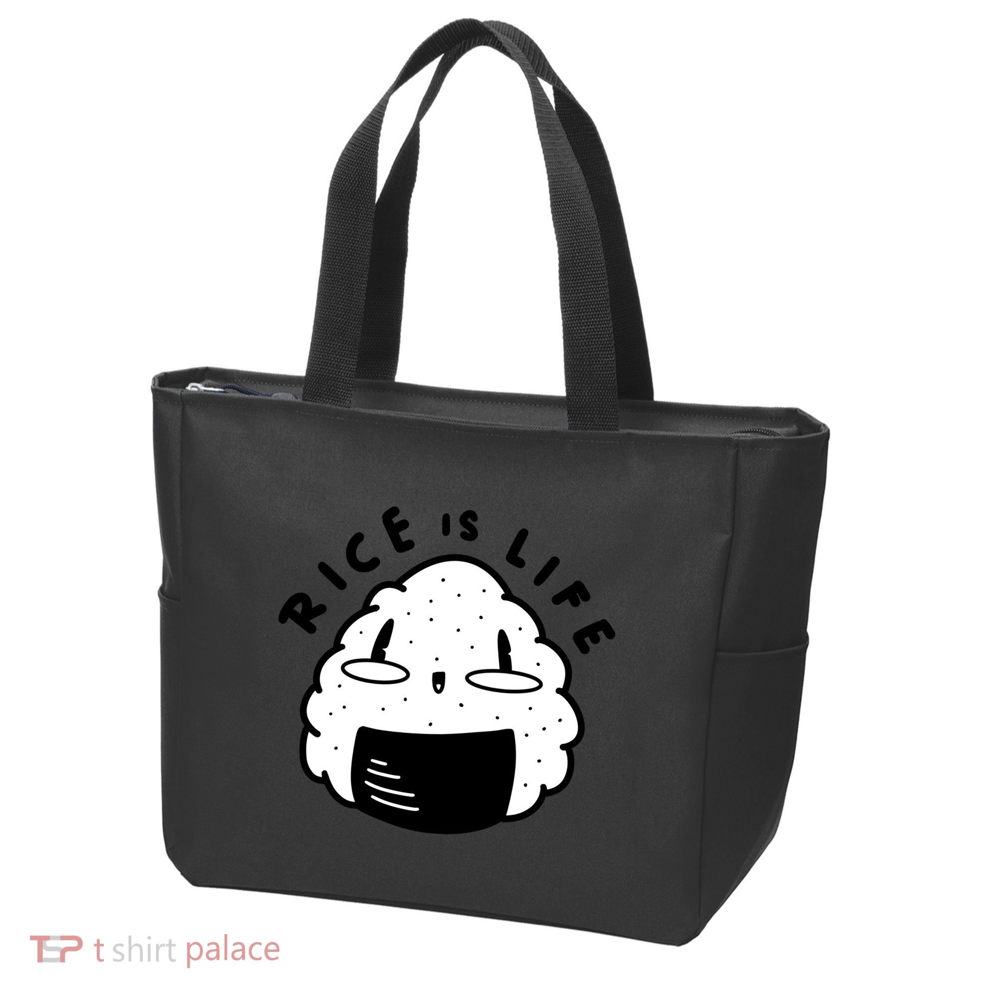 Rice Is Life Cute Sushi Tote Bag