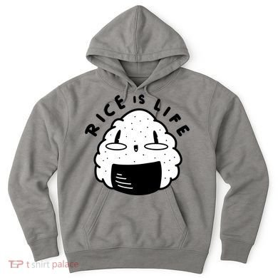 Rice Is Life Cute Sushi Hoodie