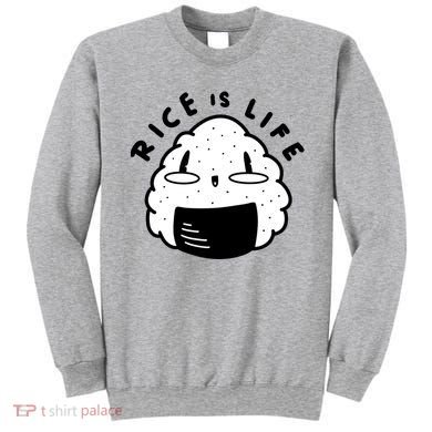Rice Is Life Cute Sushi Sweatshirt