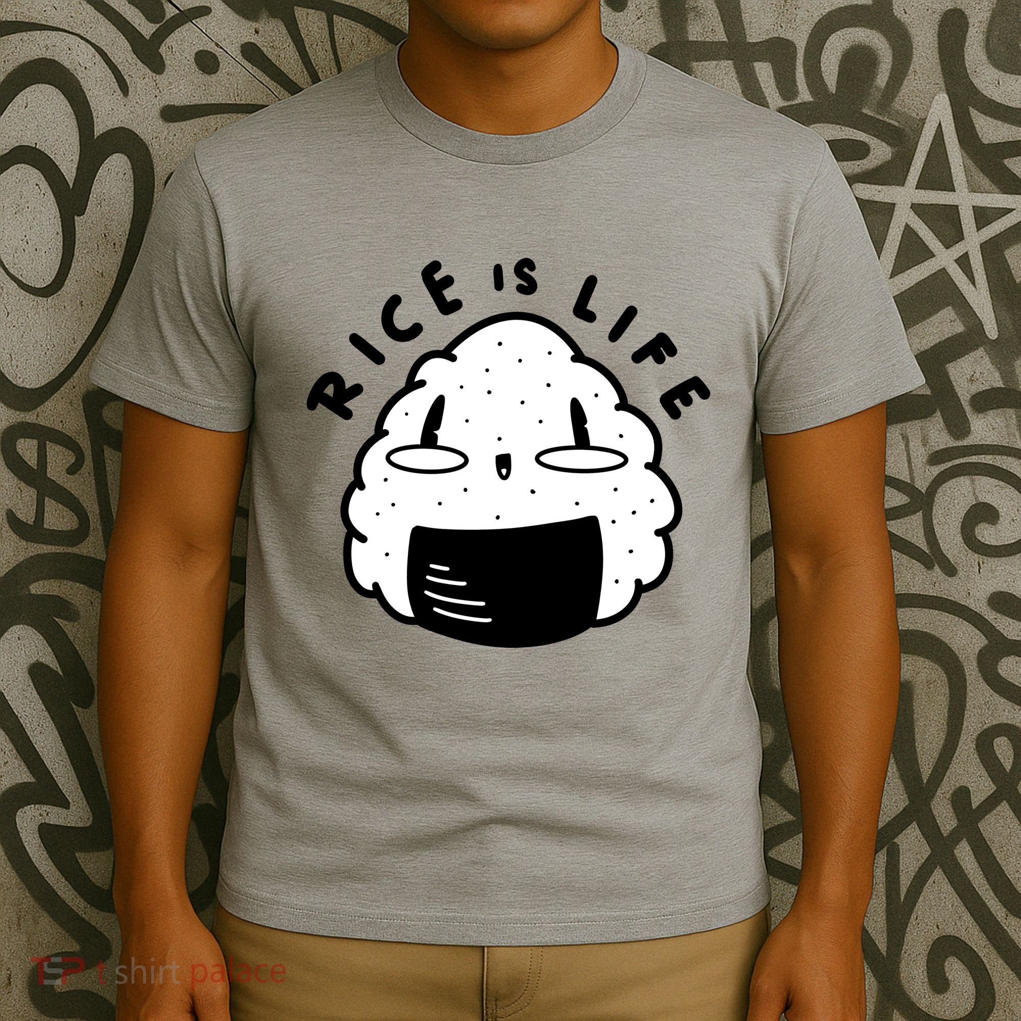 Rice Is Life Cute Sushi T-Shirt