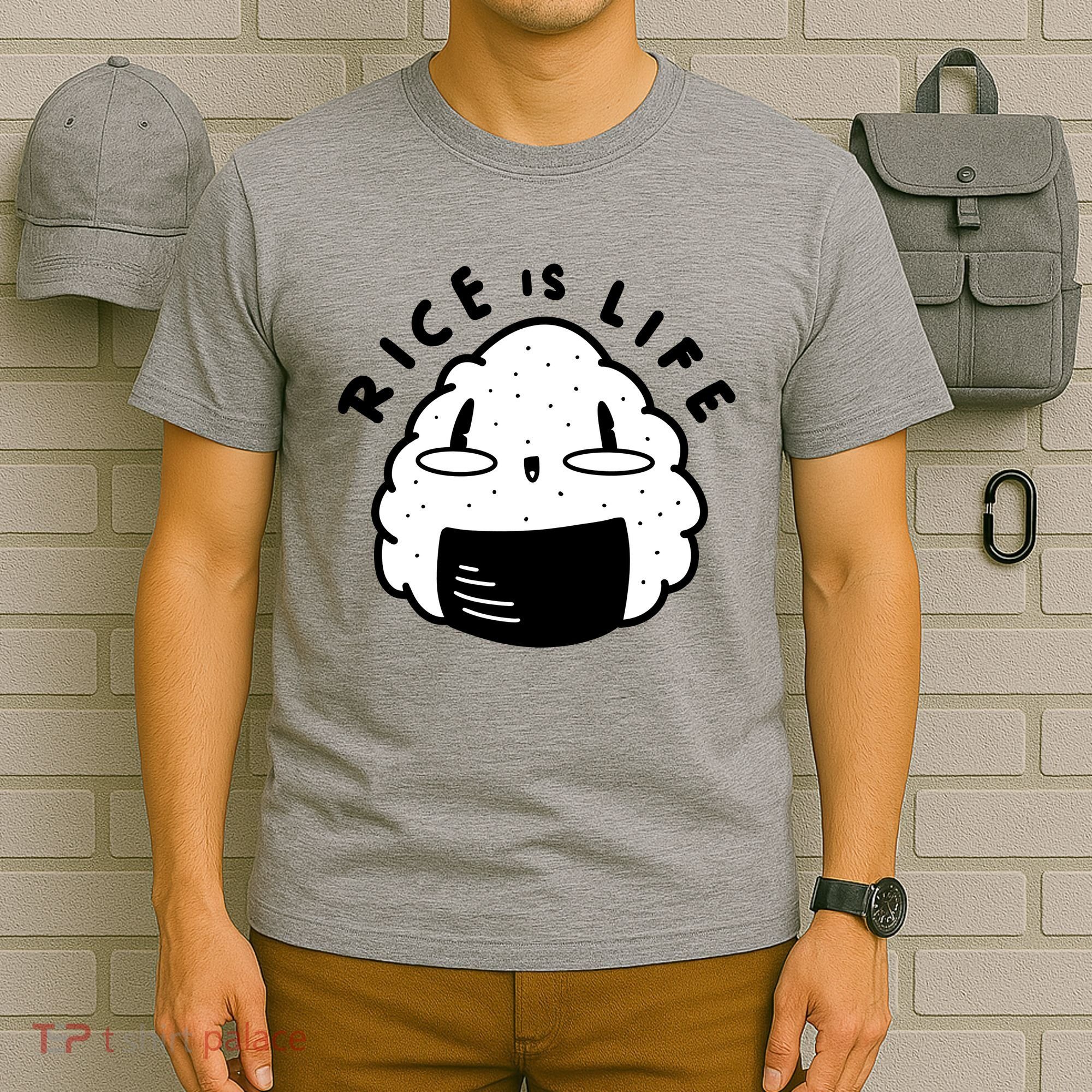 Rice Is Life Cute Sushi T-Shirt