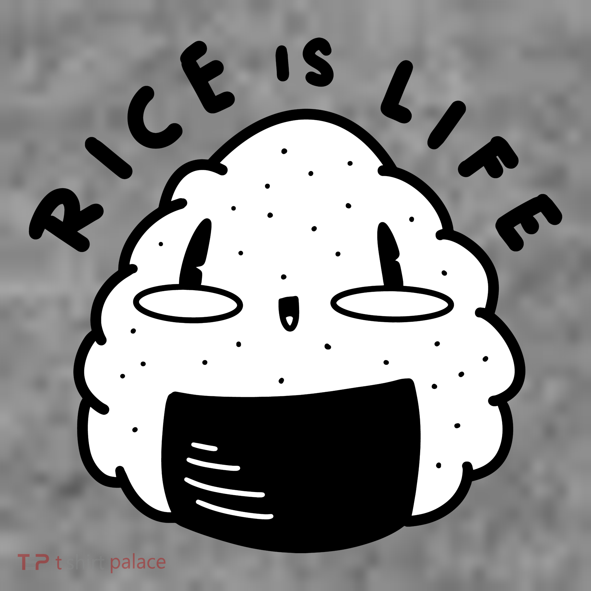 Rice Is Life Cute Sushi Women's Hoodie