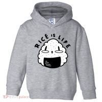 Rice Is Life Cute Sushi Toddler Hoodie thumb 0