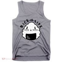 Rice Is Life Cute Sushi Tank Top thumb 0