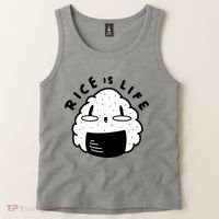 Rice Is Life Cute Sushi Tank Top thumb 2