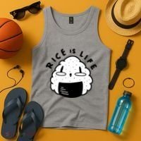 Rice Is Life Cute Sushi Tank Top thumb 4