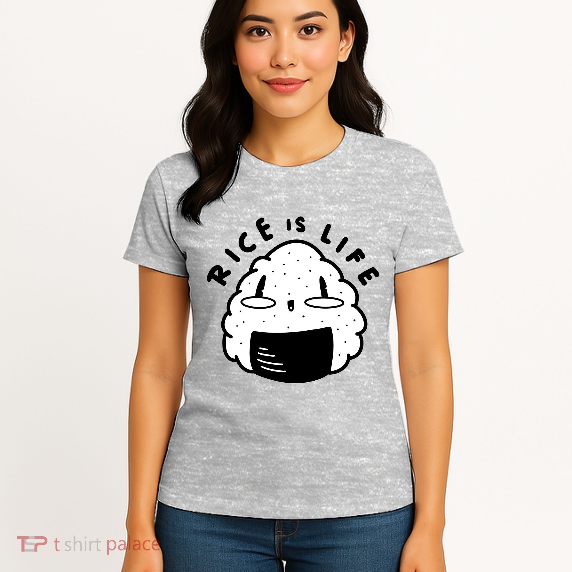 Rice Is Life Cute Sushi Women's T-Shirt