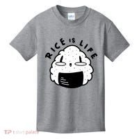 Rice Is Life Cute Sushi Kids T-Shirt thumb 0