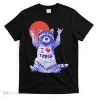 Raccoon I Love Trash Vintage Japanese T-Shirt thumb 0
