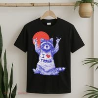 Raccoon I Love Trash Vintage Japanese T-Shirt thumb 2