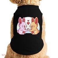 Rabbits In Love Cute Doggie Tank thumb 0