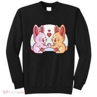 Rabbits In Love Cute Sweatshirt thumb 0