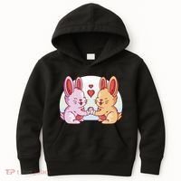 Rabbits In Love Cute Kids Hoodie thumb 0