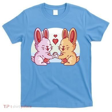 Rabbits In Love Cute T-Shirt