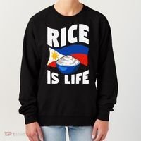 Rice Is Life Philippine Flag Rice Lover Women's Sweatshirt thumb 0
