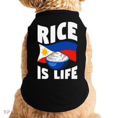 Rice Is Life Philippine Flag Rice Lover Doggie Tank