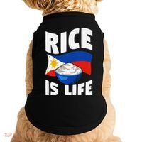 Rice Is Life Philippine Flag Rice Lover Doggie Tank thumb 0