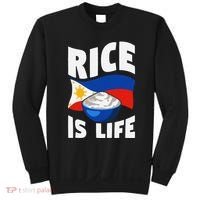 Rice Is Life Philippine Flag Rice Lover Sweatshirt thumb 0