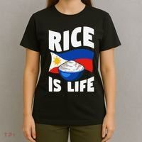 Rice Is Life Philippine Flag Rice Lover T-Shirt thumb 4