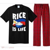 Rice Is Life Philippine Flag Rice Lover Pajama Set thumb 0