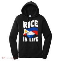Rice Is Life Philippine Flag Rice Lover Women's Hoodie thumb 0
