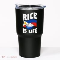 Rice Is Life Philippine Flag Rice Lover Tumbler thumb 0