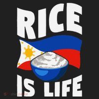 Rice Is Life Philippine Flag Rice Lover Tumbler thumb 3