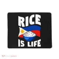 Rice Is Life Philippine Flag Rice Lover Mousepad thumb 0
