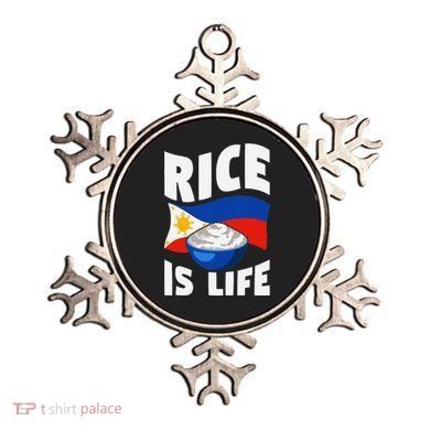 Rice Is Life Philippine Flag Rice Lover Ornament