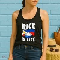 Rice Is Life Philippine Flag Rice Lover Women's Tank Top thumb 2