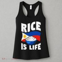 Rice Is Life Philippine Flag Rice Lover Women's Tank Top thumb 3