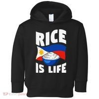 Rice Is Life Philippine Flag Rice Lover Toddler Hoodie thumb 0