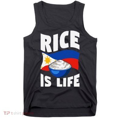 Rice Is Life Philippine Flag Rice Lover Tank Top