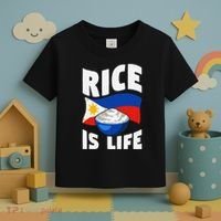 Rice Is Life Philippine Flag Rice Lover Toddler T-Shirt thumb 3