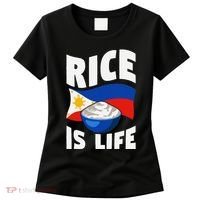 Rice Is Life Philippine Flag Rice Lover Women's T-Shirt thumb 0