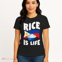 Rice Is Life Philippine Flag Rice Lover Women's T-Shirt thumb 4