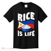 Rice Is Life Philippine Flag Rice Lover Kids T-Shirt thumb 0