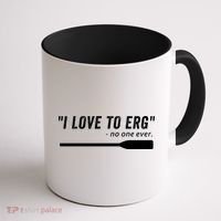 Rowing, | I Love To ERG, For Crew, Funny Rowing Coffee Mug thumb 1