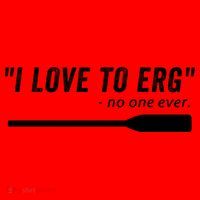 Rowing, | I Love To ERG, For Crew, Funny Rowing Santa Hat thumb 1
