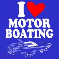 Retro I Love Motor Boating Funny Boating Motor Boat Tee Cool Gift Polo thumb 2