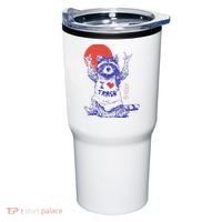 Raccoon I Love Trash Japanese Samurai Garbage Gang Tumbler thumb 0