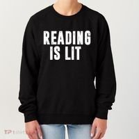 Reading Is Lit Women's Sweatshirt thumb 0