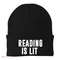 Reading Is Lit Beanie thumb 0