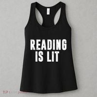 Reading Is Lit Women's Tank Top thumb 3