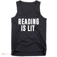 Reading Is Lit Tank Top thumb 0