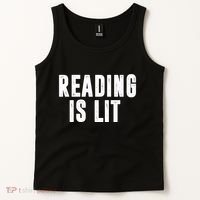 Reading Is Lit Tank Top thumb 2